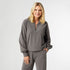 Smooth Zipper Pullover - Charcoal - Final Sale