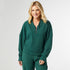 Smooth Zipper Pullover - Evergreen - Final Sale