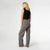 Smooth Wide Leg Pant - Charcoal