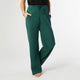 Smooth Wide Leg Pant - Evergreen