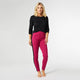 Weekend Brushed Legging with Side Stripe - Pink