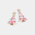 Christmas Tree Beaded Earrings