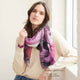 Scarf + Bracelet Gift Set - Purples