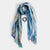 Scarf + Bracelet Gift Set - Blue Multi