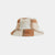 Plaid Faux Fur Reversible Hat - Rust