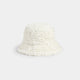 Faux Fur Bucket Hat - Winter White