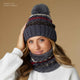 Telluride Winter Knit Snood - Cream Multi