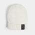 Tab Winter Knit Hat - Winter White