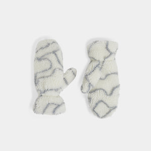 Sherpa Glacier Mittens - Winter White