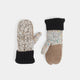 Winter Carnival Mitten - Beige  Multi