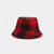 Buffalo Plaid Bucket Hat - Red