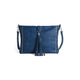 Billie Crossbody Bag w/ Tassel - Denim