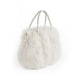 Priscilla Faux Fur Tote - Winter White