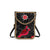 Artisan Beaded Clutch + Crossbody - Cardinal