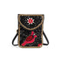 Artisan Beaded Holiday Crossbody - Cardinal