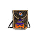 Artisan Beaded Clutch + Crossbody - Jack-O-Lantern