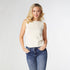 Hilarie Super Soft Tank - Winter White