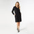 Lyla Long Sleeve Dress with Pockets - Black