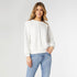 Nylah Quilted Pieced Top - Off White