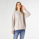 Tansy Supersoft Crew Neck Top - Taupe