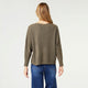 Relaxed Ciana Pullover Sweater - Olive Night