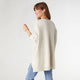 Heavenly-Luxe Relaxed Cable Knit Sweater - Oatmeal