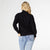 Lilibet Cable Knit Turtleneck Sweater - Black