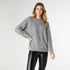 Casper Cable Knit Sweater - Light Heather Grey