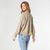 Haylo Soft Mock Neck Sweater - Taupe