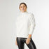 Haylo Soft Mock Neck Sweater - Winter White