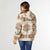 Liona Aztec Print Pullover Shacket - Cream/Rust Aztec