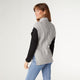 Leora Sweater Vest with Side Buttons - Mid Heather Grey