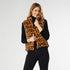 Ronan Faux Fur Vest - Cheetah