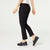 Jasmine Zip Pocket Flare Legging - Black