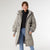 Vale Relaxed Down Puffer Jacket with Hood - Silver Sage