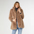 Whitney Faux Fur Coat - Mushroom