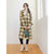 Graylynn Plaid Double Breasted Coat - Dusty Citron