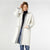 Flora Long Hooded Cardigan with Front Pockets - Winter White