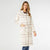 Juliana Double Knit Long Coat - Cream/Mushroom