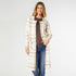 Juliana Double Knit Long Coat - Cream/Mushroom