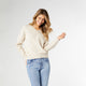 Melanie V-Neck Sweater - Oatmeal