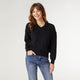 Melanie V-Neck Sweater - Black