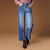 EverStretch Wide Leg Dual Wash - Medium Denim