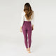 Weekend Brushed Ribbed Cuff Leggings - Berry