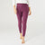 Weekend Brushed Ribbed Cuff Leggings - Berry