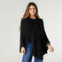 Kiara Pull Thru Wrap - Black