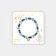 Joyful Christmas Stretch Bracelet - Blue