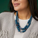 Piper Necklace - Blue