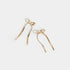 Raina Bow Earrings - Gold