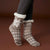 Winter Wonderland Slipper Socks - Black